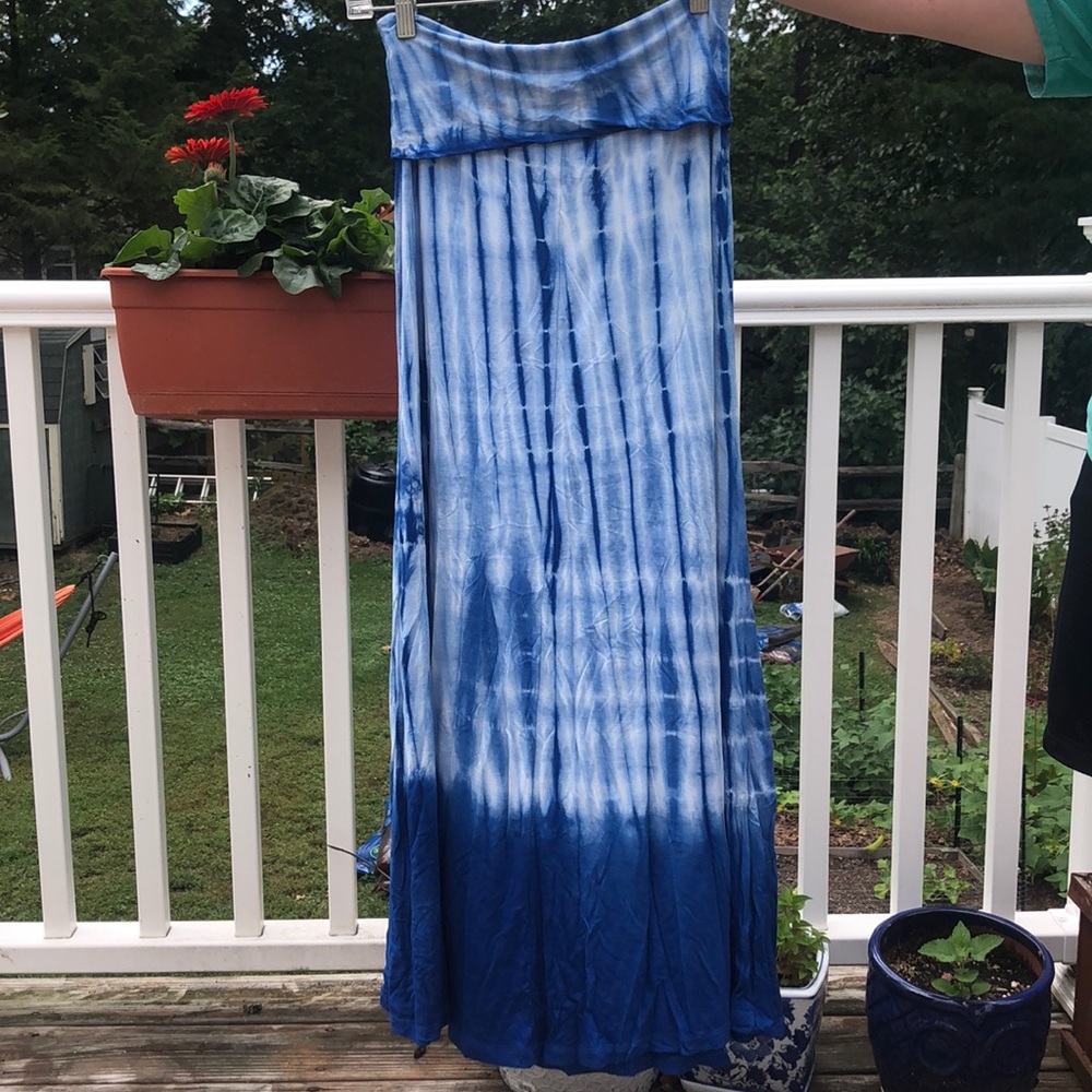 Tie-dye Maxi Skirt